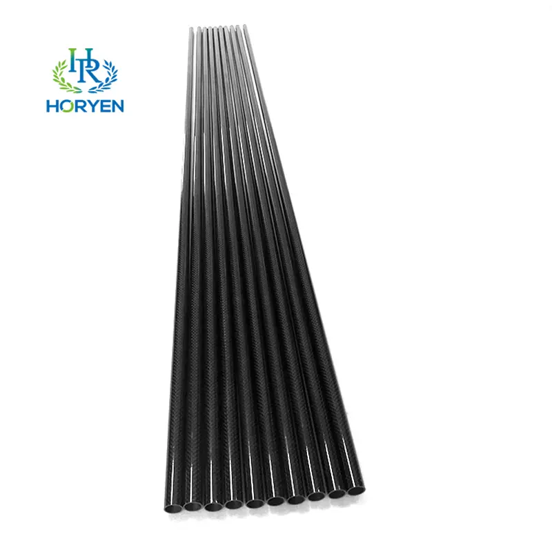 Custom Lightweight Tapered Carbon Fiber Pole Wi...