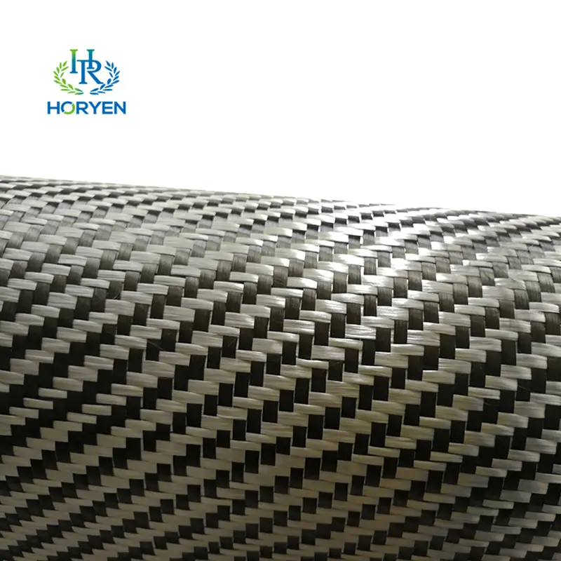 Double Faced 12K 450g Glass Carbon Fiber Hybrid Fabric