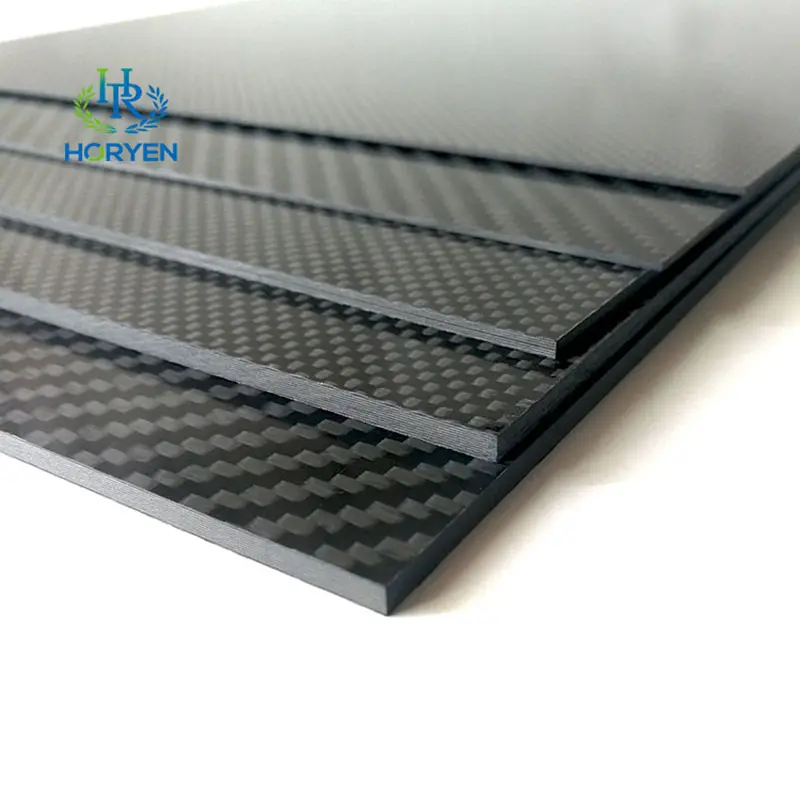 Custom 1mm 3mm 5mm 8mm Thick 3k Carbon Fiber Sheet