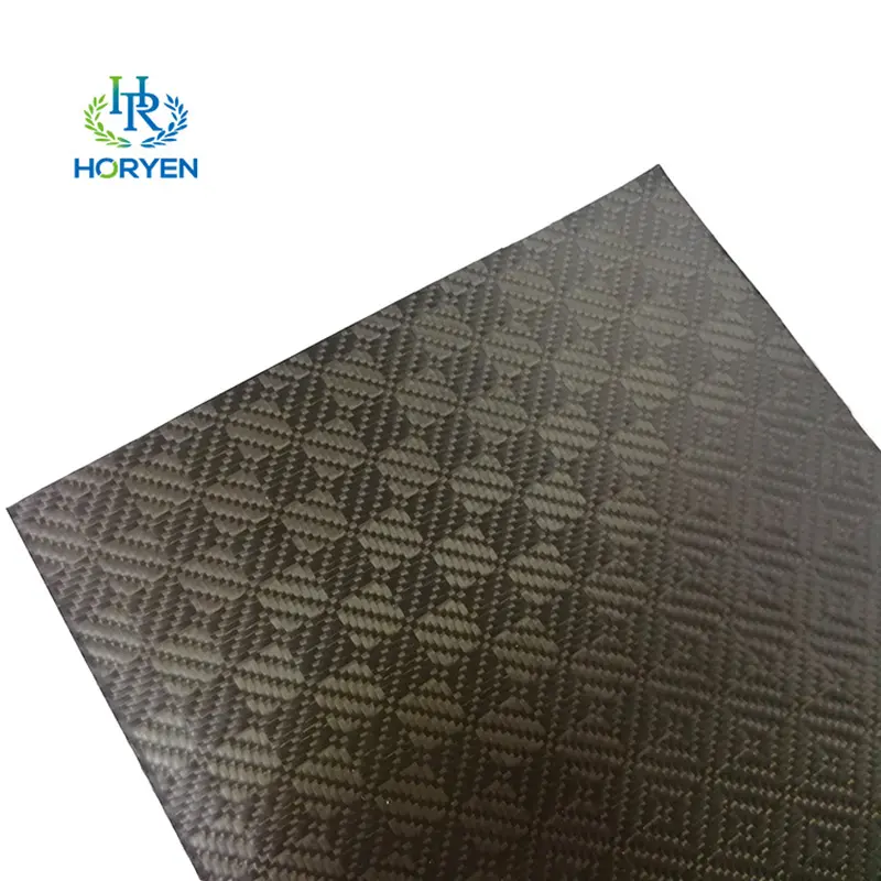 High Strength Soft Jacquard Carbon Fiber Leathe...