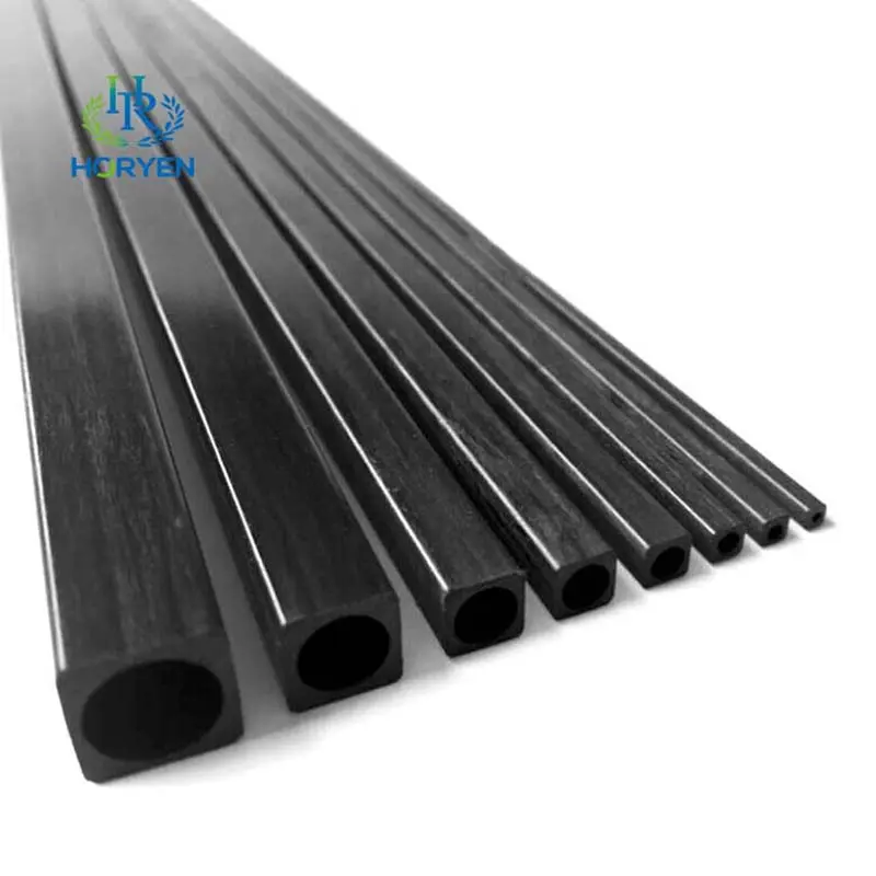 High Strength CFRP Pultruded Square Carbon Fiber Profile