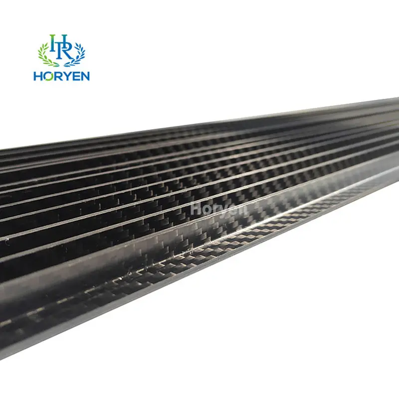 High Strength 3k Carbon Fibre L Profile Angle