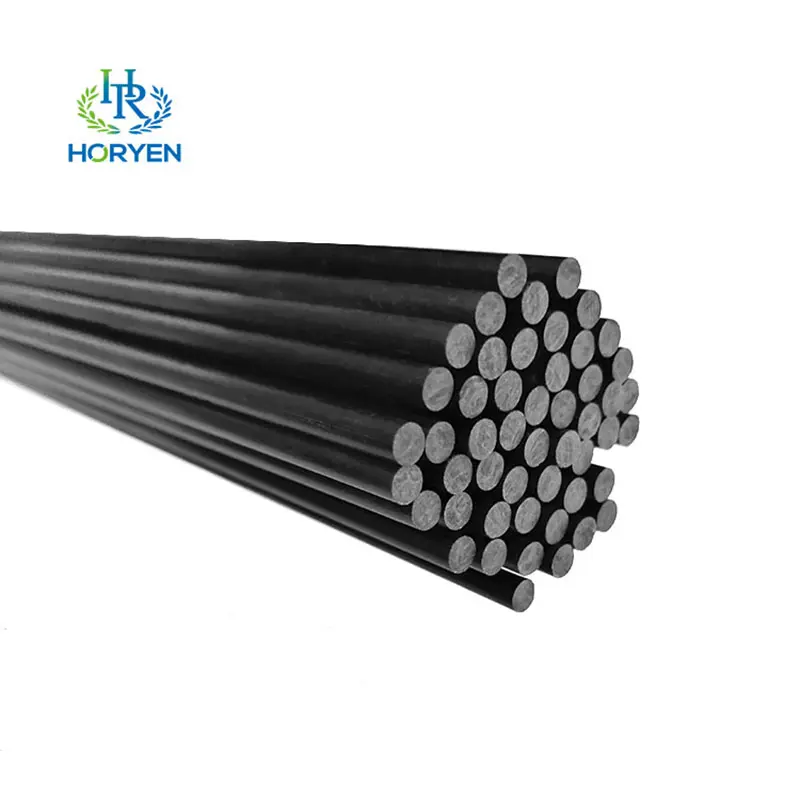 High Modulus 6mm 8mm 10mm Carbon Fibre Rod