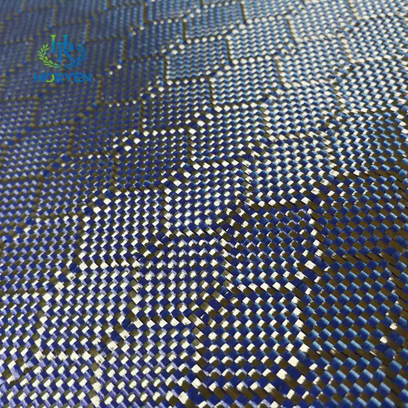 Hot Selling Different Honeycomb Colored Aramid Carbon Fiber Cloth