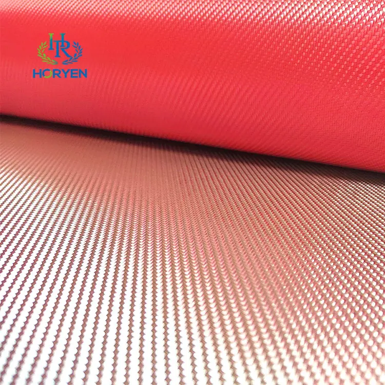 Hot Sale Red Color Glass Fiber Electroplated Fabric