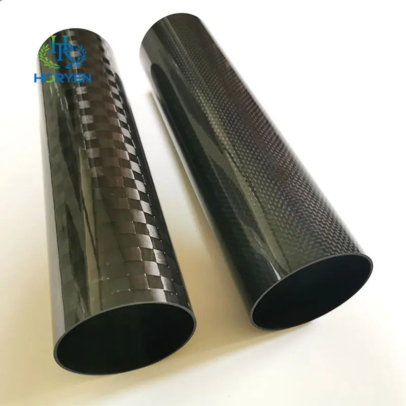 Large Diameter 3K Carbon Fiber Tube Pipe For Sale
