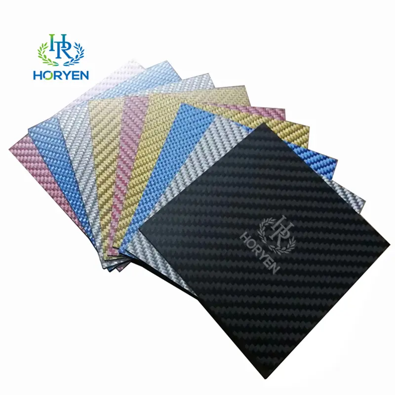 Lightweight Colored Carbon Fibre Sheet For Sale