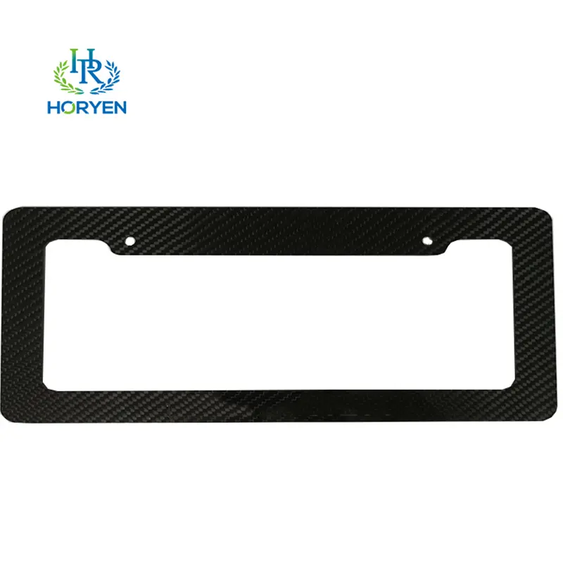 High Quality Custom Design Carbon Fiber License Plate Frame