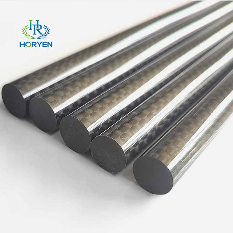 Light Weight 3K Surface Solid carbon Fiber Rod For Sale