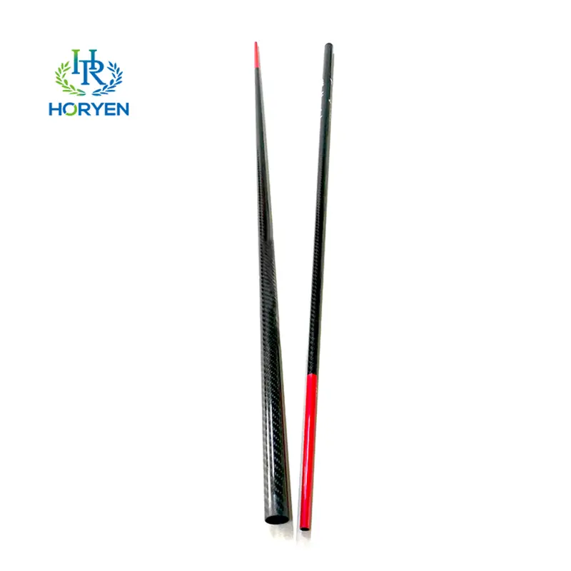 Custom Logo Tapered Carbon Fiber Ski Pole