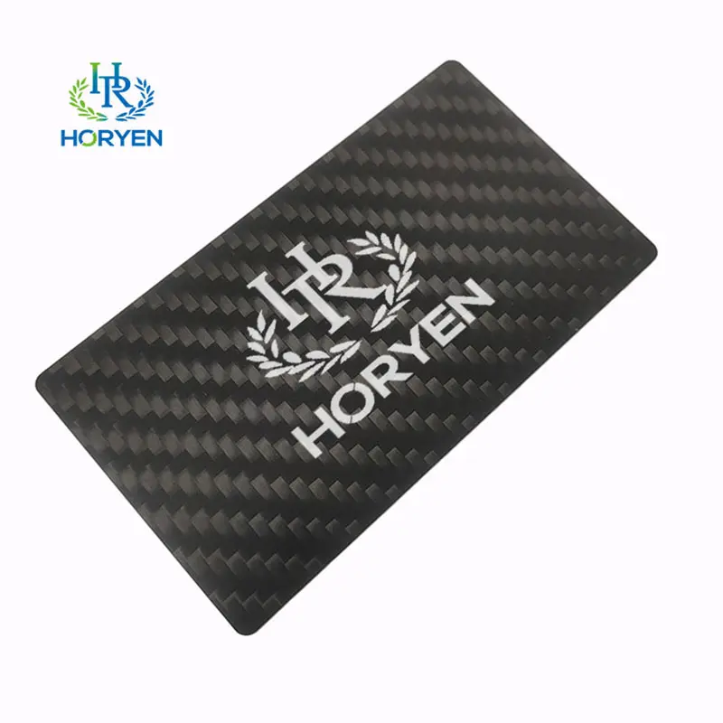 Custom Logo Lightweight Carbon Fiber Business Card