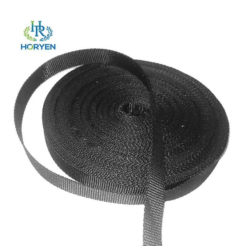 Custom Lightweight Black Aramid Fiber Webbing Belt