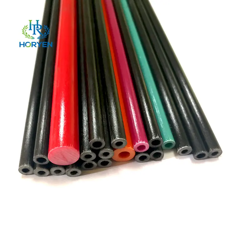 Light Weight Colorful Pultruded Fiberglass Tube And Rod