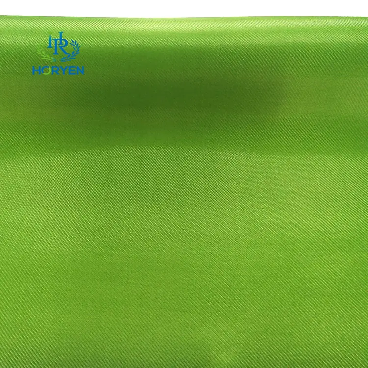 Twill Woven Green Electroplated Fiberglass Fabric For Decoration