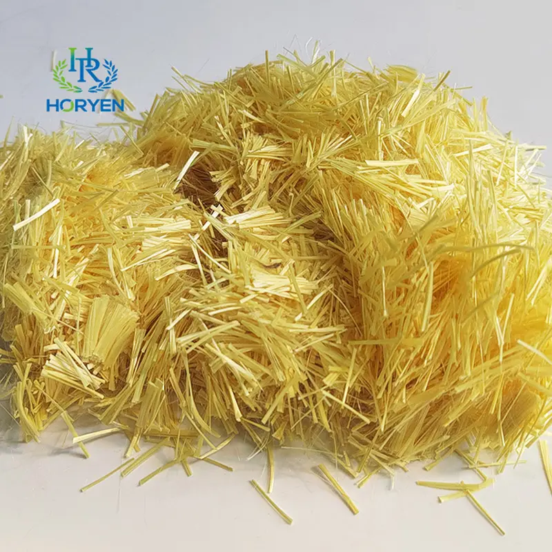 8mm 12mm 15mm Customized Aramid Fiber Chopped S...