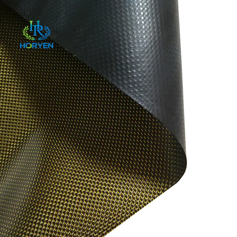 TPU Yellow Red Glitter Leather Carbon Fiber Cloth