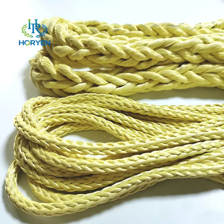 1-20mm Diameter Fireproof High Strength Aramid Rope Braided Rope
