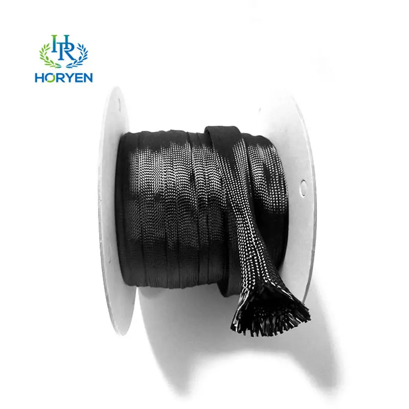 Heat-Insulation 3k 12mm Carbon Fiber Braided Sl...