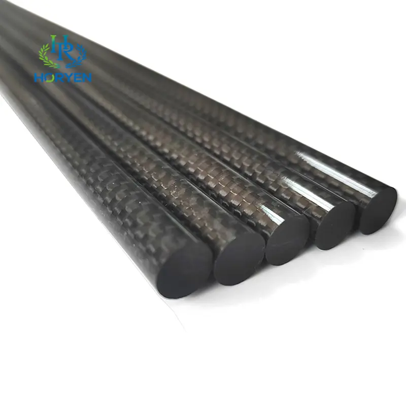 5mm 6mm 8mm 12mm 3k Carbon Fiber Solid Rod
