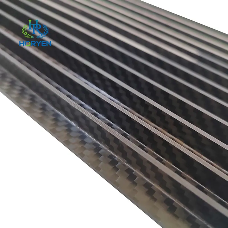 High Quality 100% L Shape Carbon Fiber Profiles