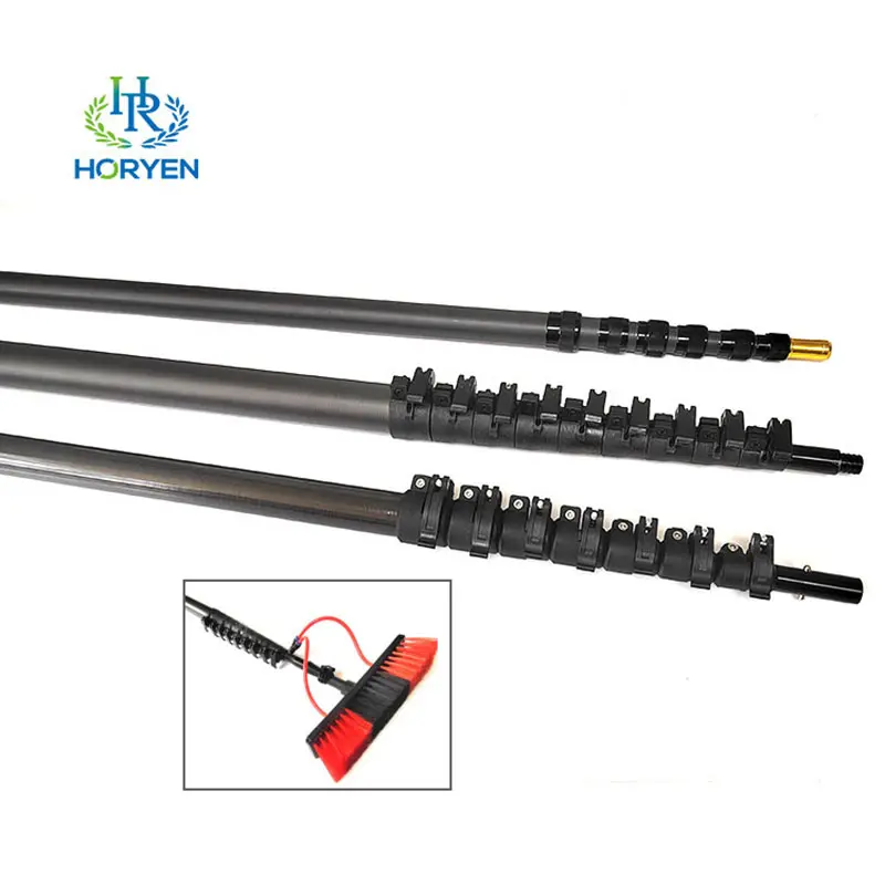 20ft-60ft Carbon Fiber Telescopic Pole For Window Cleaning