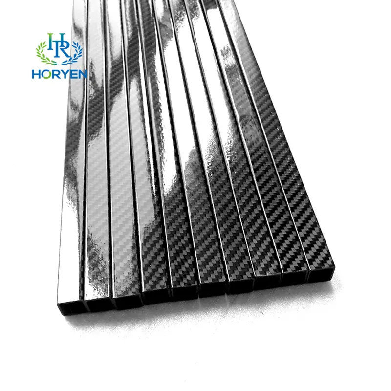 High Strength Customized T300 Square Carbon Fiber Pipe
