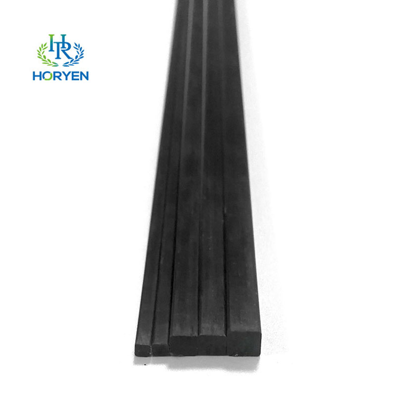 Solid Pultruded Carbon Fiber Rectangular Bar